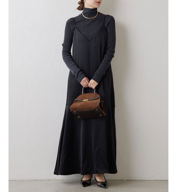  「キャミワンピース」|ワンピース|ブラック