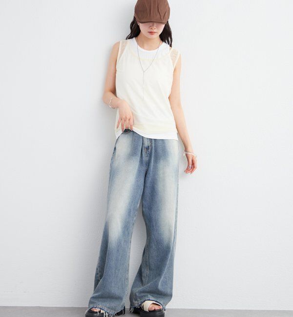  「カットオフオーバーダイデニム」|デニム|