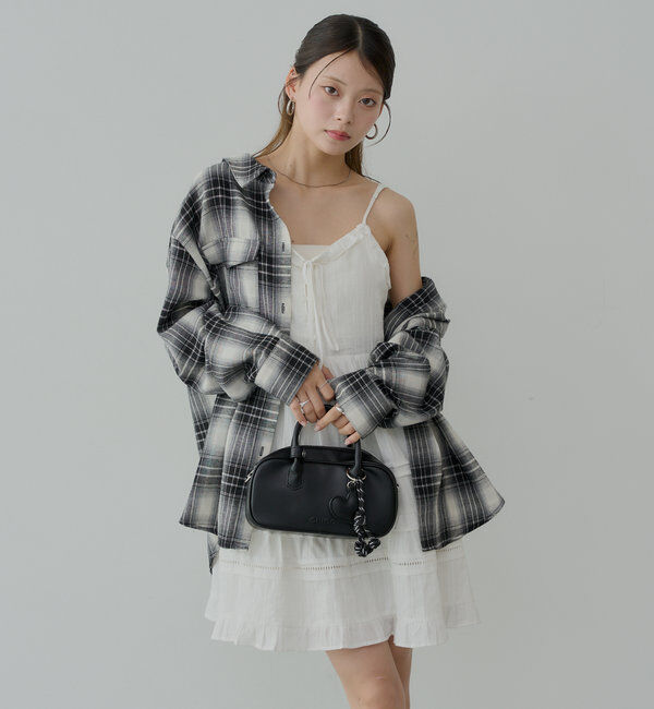  「【WEB限定6色展開】2WAYオーバーチェックシャツ」|シャツ・ブラウス|