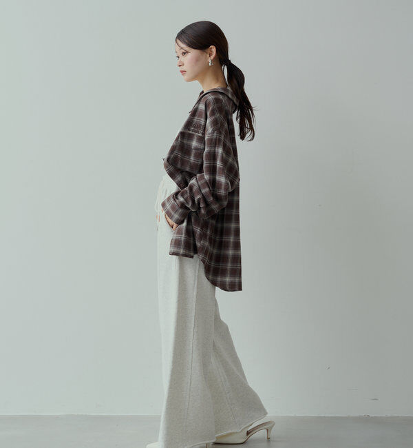  「【WEB限定6色展開】2WAYオーバーチェックシャツ」|シャツ・ブラウス|