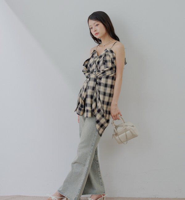  「【WEB限定6色展開】2WAYオーバーチェックシャツ」|シャツ・ブラウス|