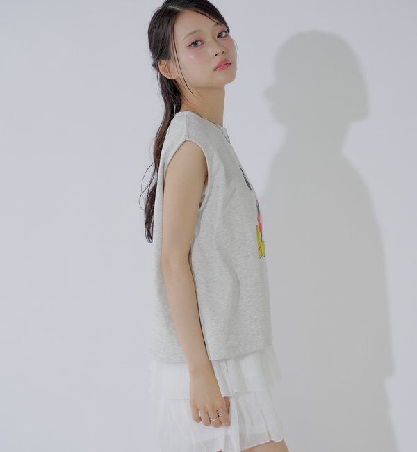  「ミッキーノースリフレンチT」|Tシャツ・カットソー|