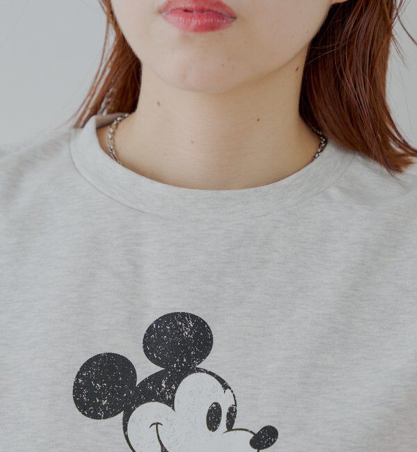  「ミッキーノースリフレンチT」|Tシャツ・カットソー|