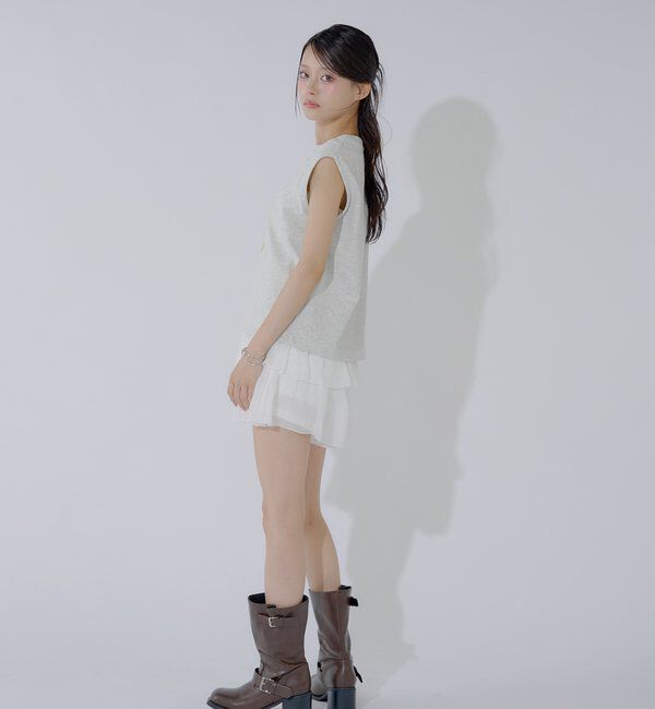  「ミッキーノースリフレンチT」|Tシャツ・カットソー|