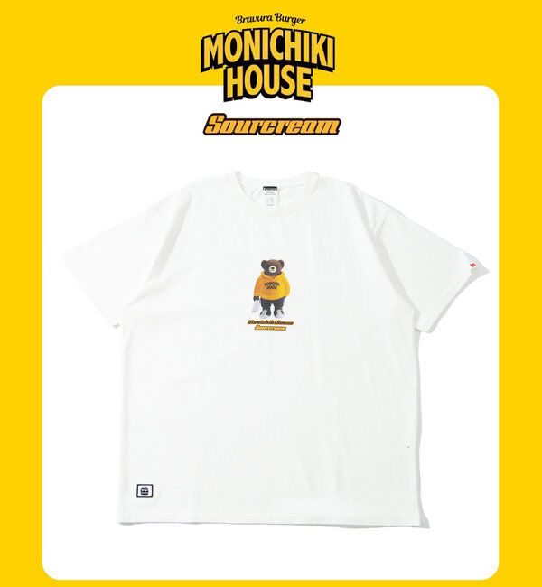  「MONICHIKI HOUSE &times; SOUR CREAM ベアーTEE」|Tシャツ・カットソー|