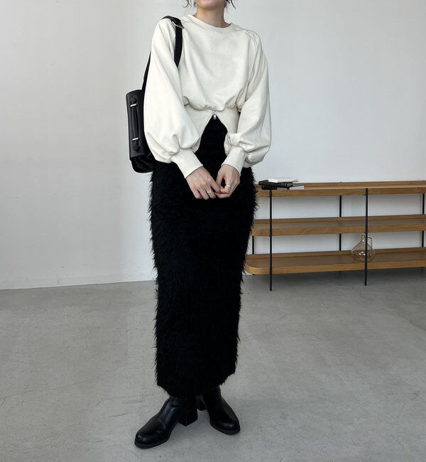  「裾ZIPスウェット」|Tシャツ・カットソー|