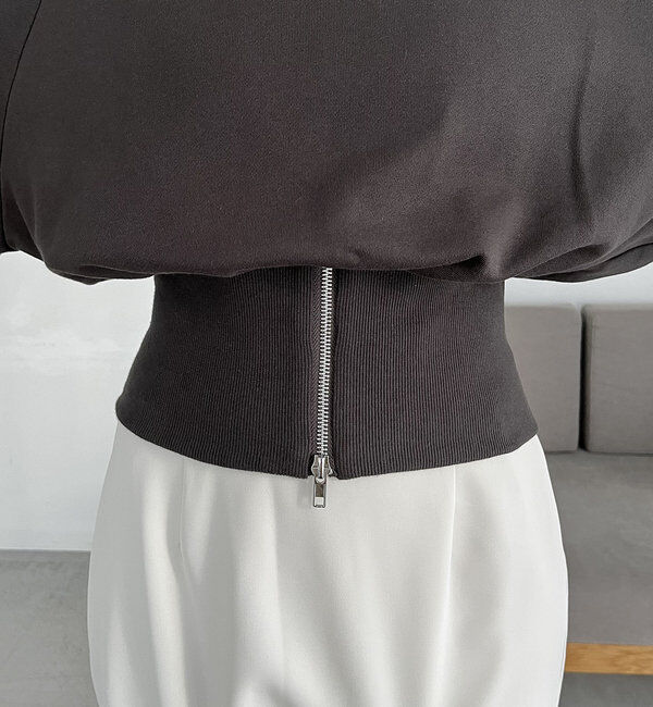  「裾ZIPスウェット」|Tシャツ・カットソー|
