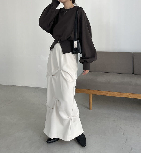  「裾ZIPスウェット」|Tシャツ・カットソー|