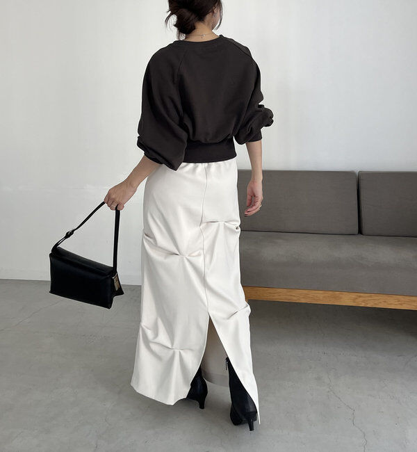  「裾ZIPスウェット」|Tシャツ・カットソー|