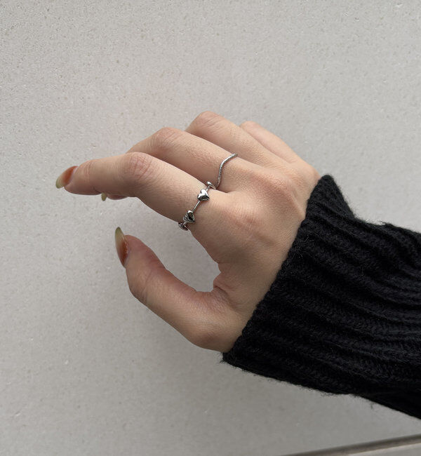  「〈GOLDY/ゴールディ〉2SETハートリング」|リング|