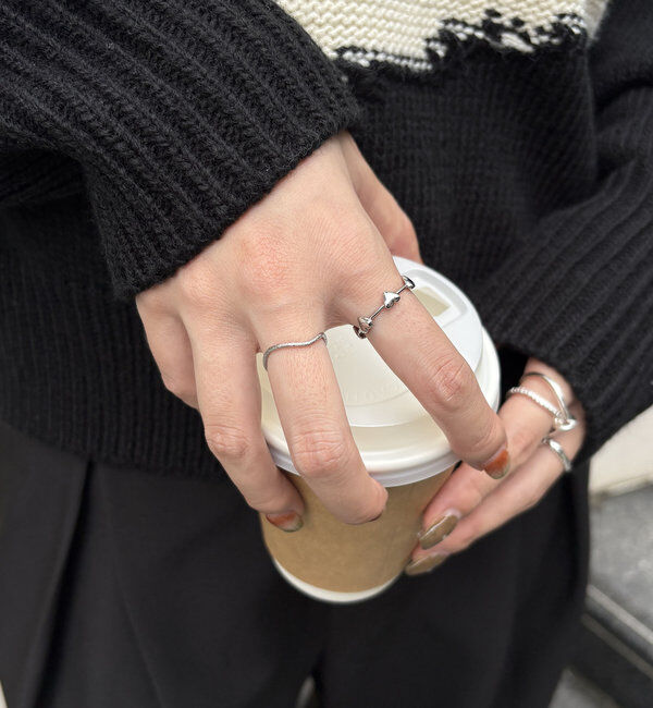  「〈GOLDY/ゴールディ〉2SETハートリング」|リング|