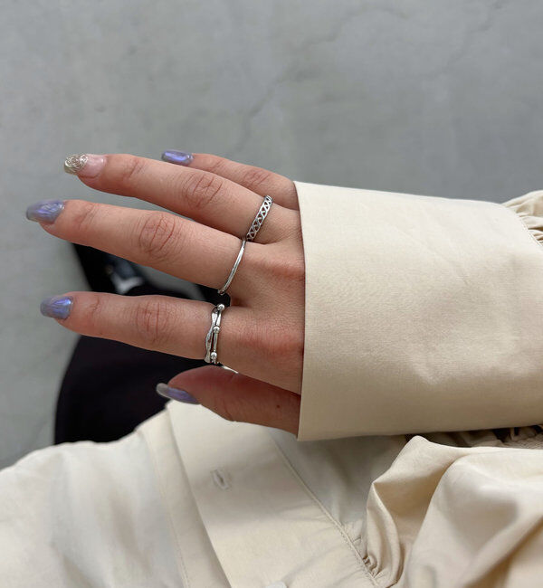  「〈GOLDY/ゴールディ〉4SETスキンリング」|リング|