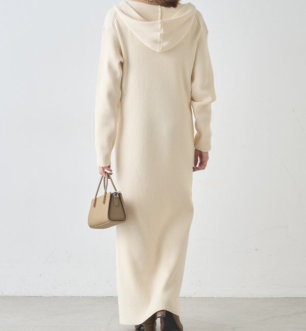  「フーデットジップワンピース」|ワンピース|