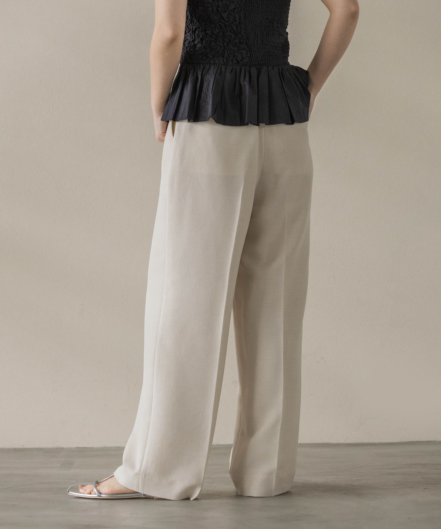 A part by 「メッシュストレートパンツ」|スラックス|