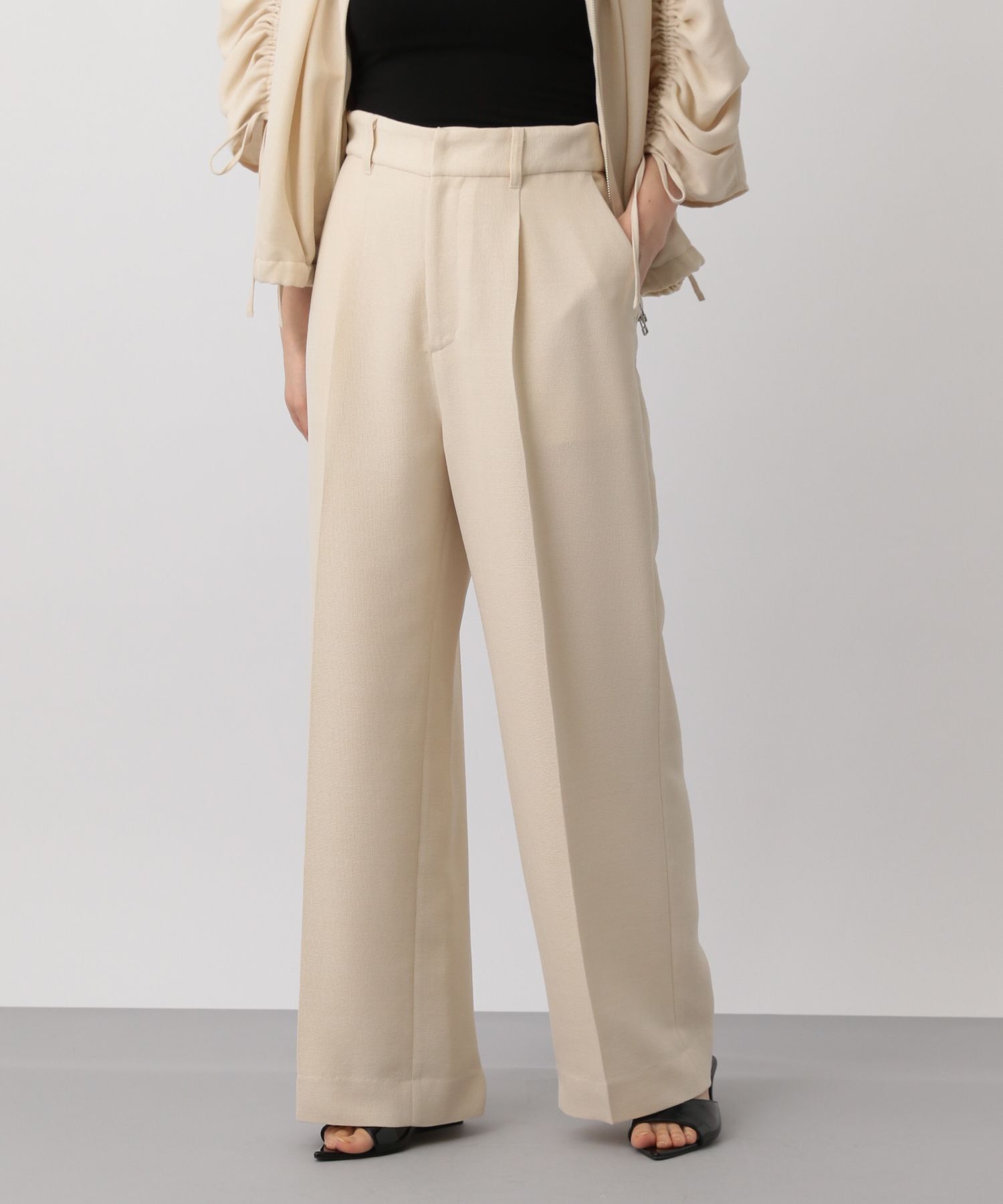 A part by 「メッシュストレートパンツ」|スラックス|