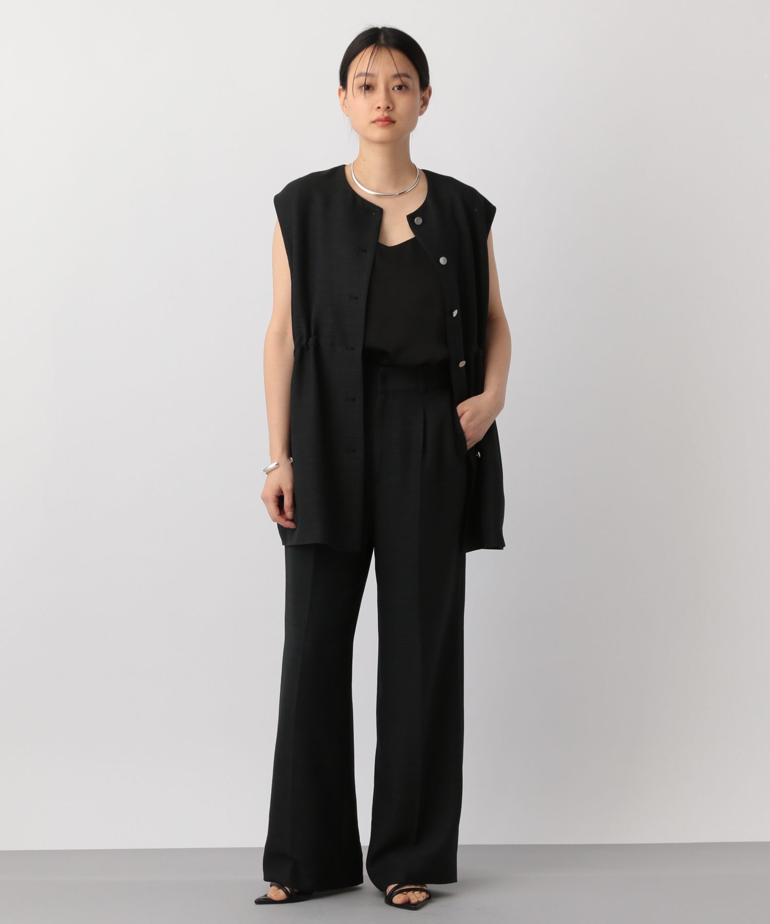 A part by 「メッシュストレートパンツ」|スラックス|