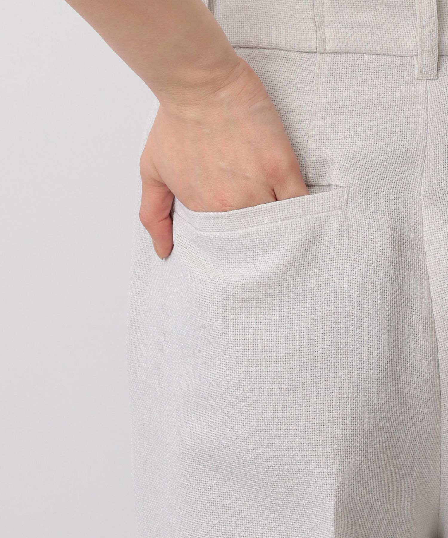 A part by 「メッシュストレートパンツ」|スラックス|