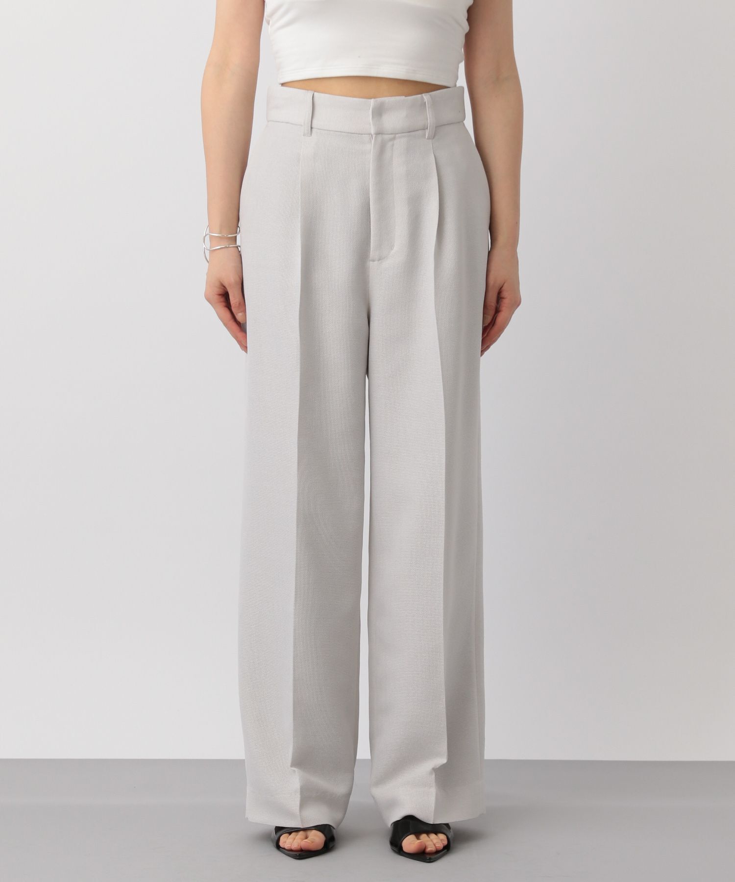 A part by 「メッシュストレートパンツ」|スラックス|