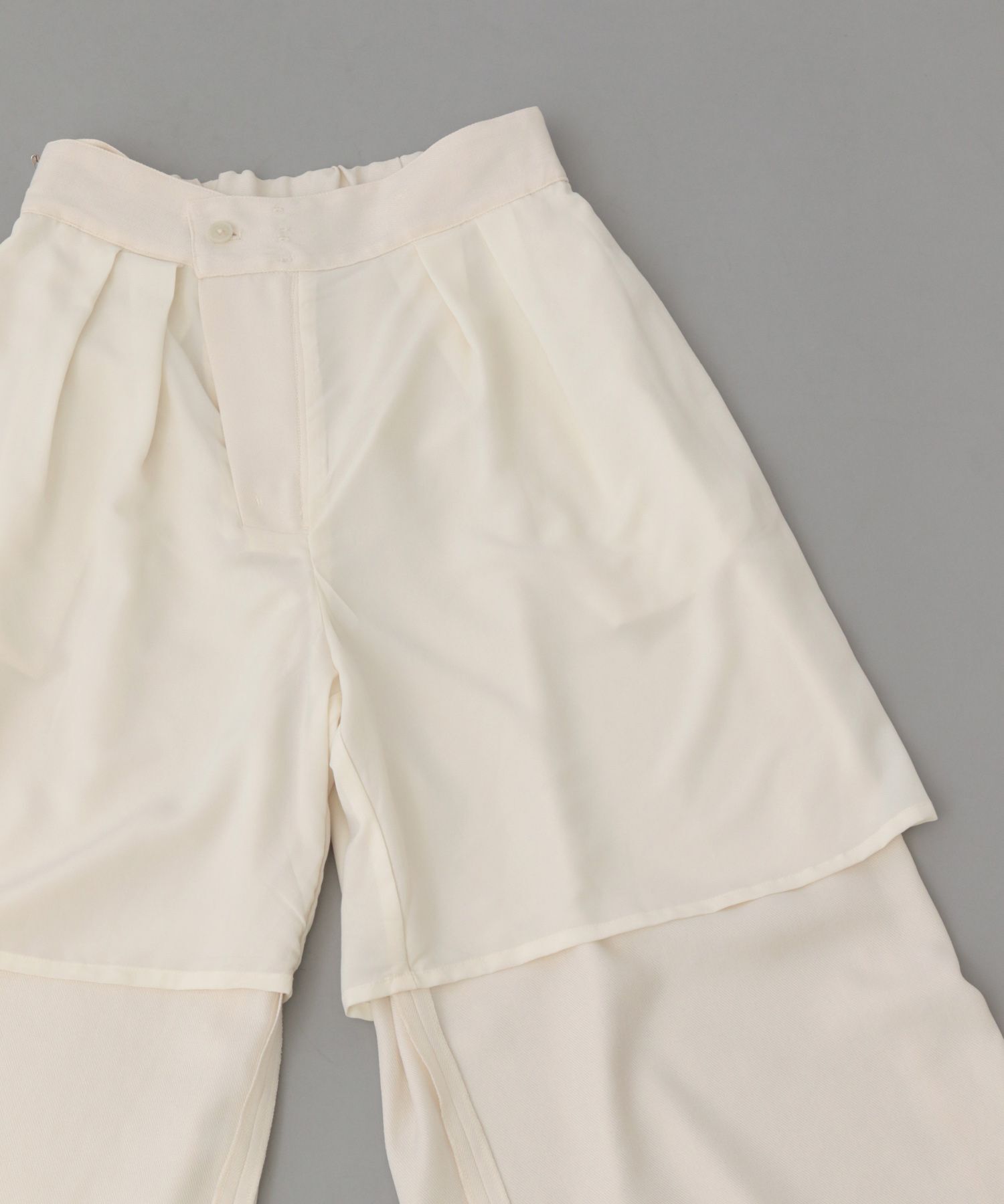 A part by 「ベルトツキワイドパンツ」|スラックス|