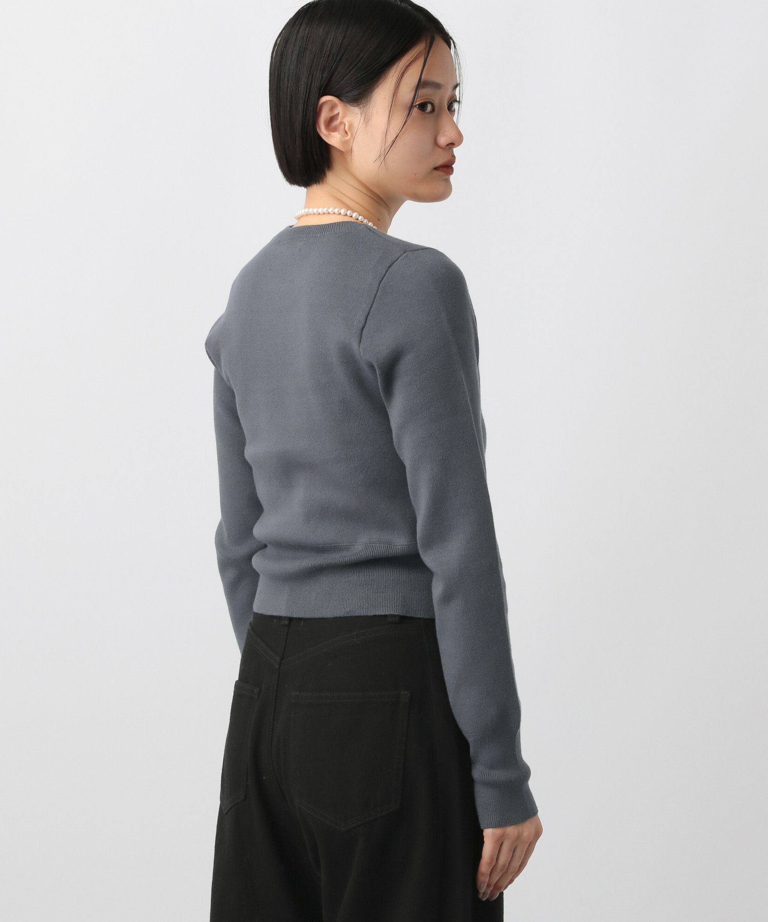 A part by 「カシミヤライクコットンショートプルオーバー」|ニット・セーター|