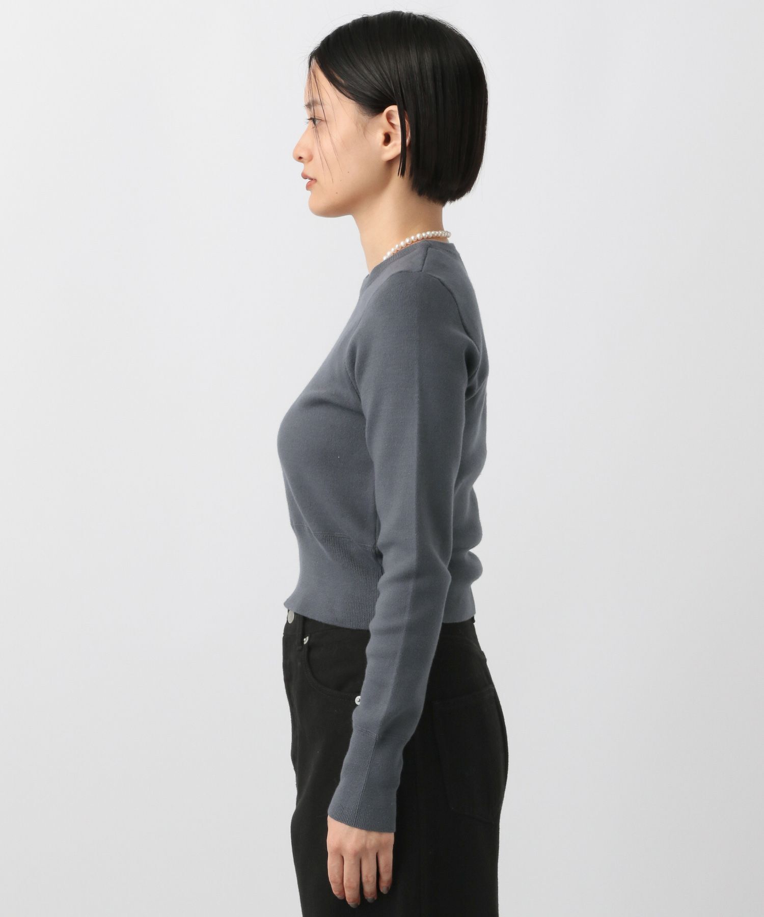 A part by 「カシミヤライクコットンショートプルオーバー」|ニット・セーター|