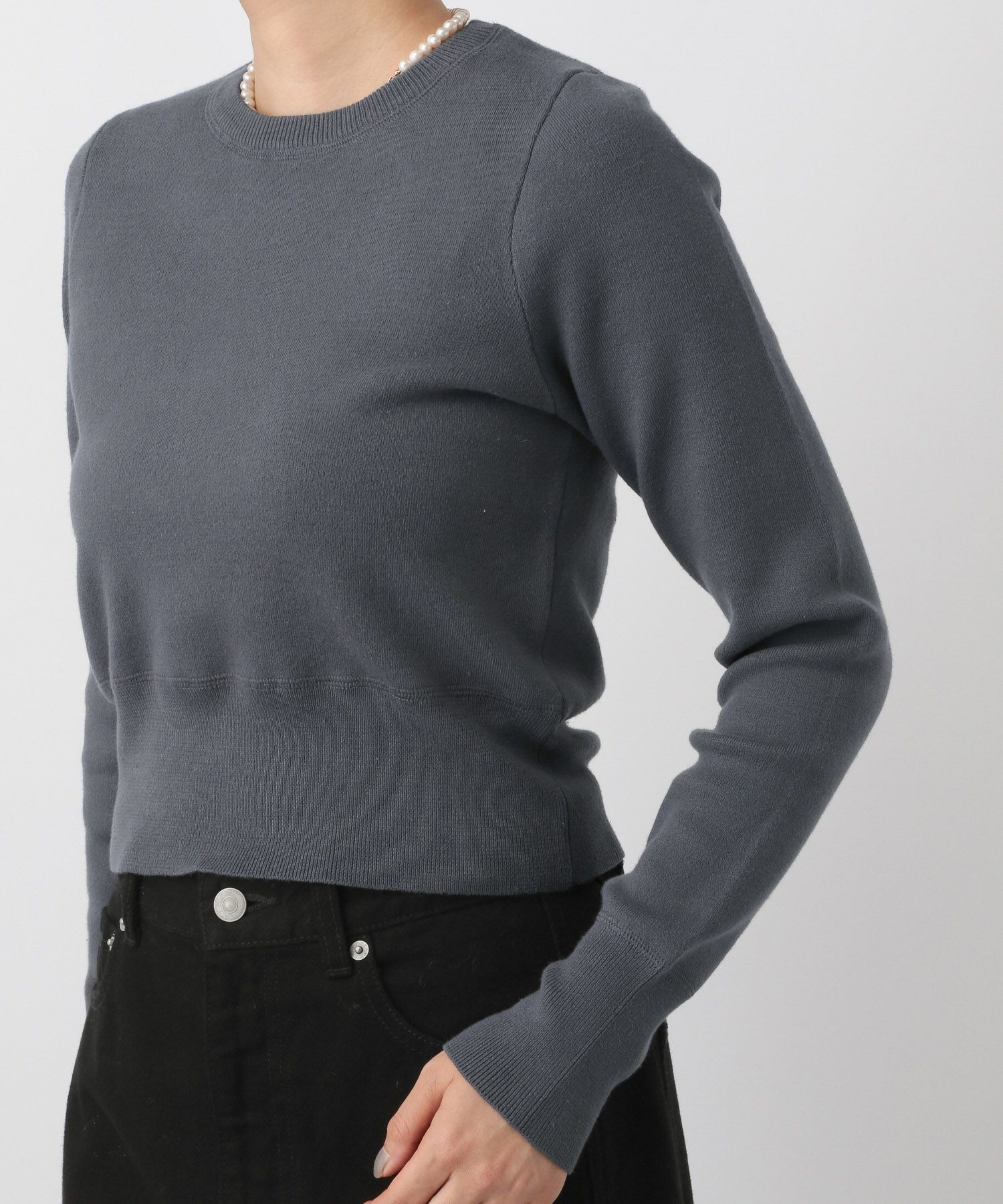 A part by 「カシミヤライクコットンショートプルオーバー」|ニット・セーター|