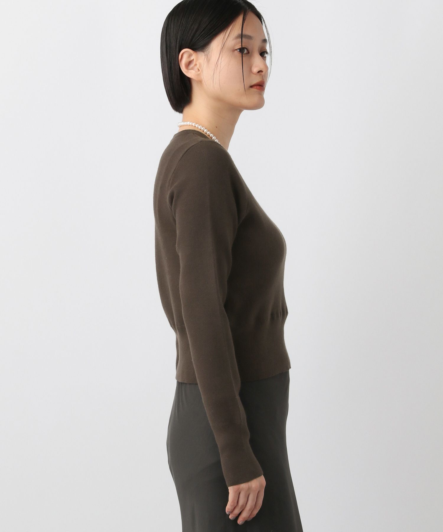 A part by 「カシミヤライクコットンショートプルオーバー」|ニット・セーター|