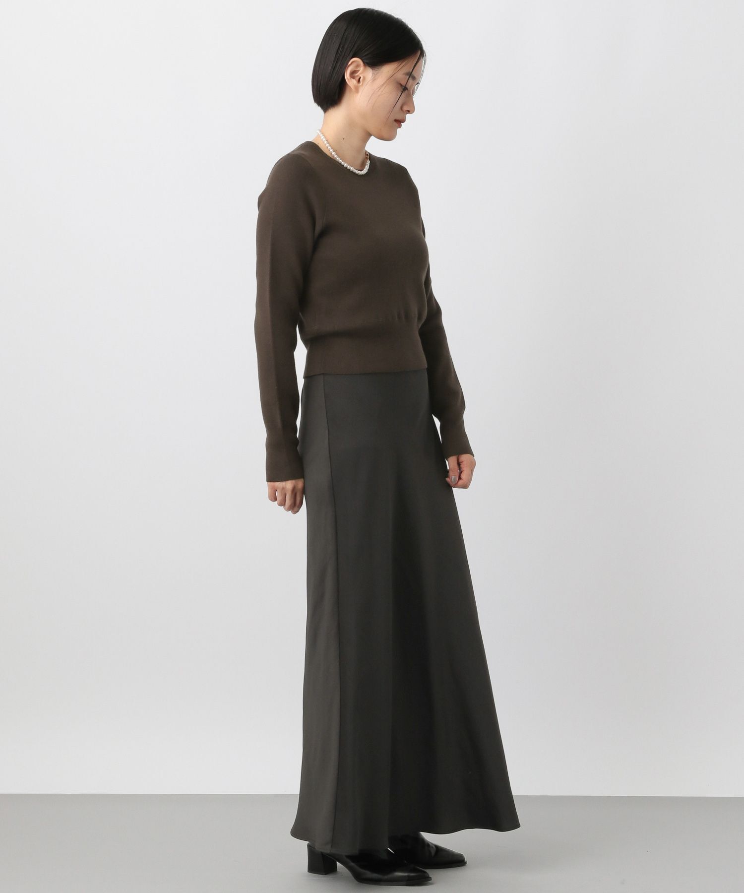 A part by 「カシミヤライクコットンショートプルオーバー」|ニット・セーター|