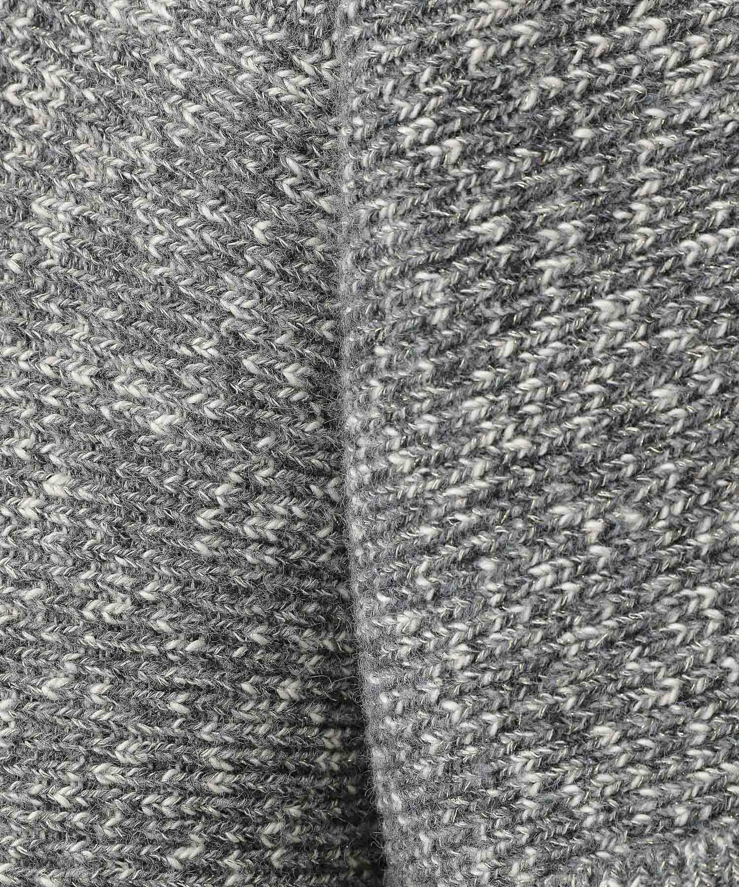 A part by 「ラメエリZIPカーディガン」|ニット・セーター|