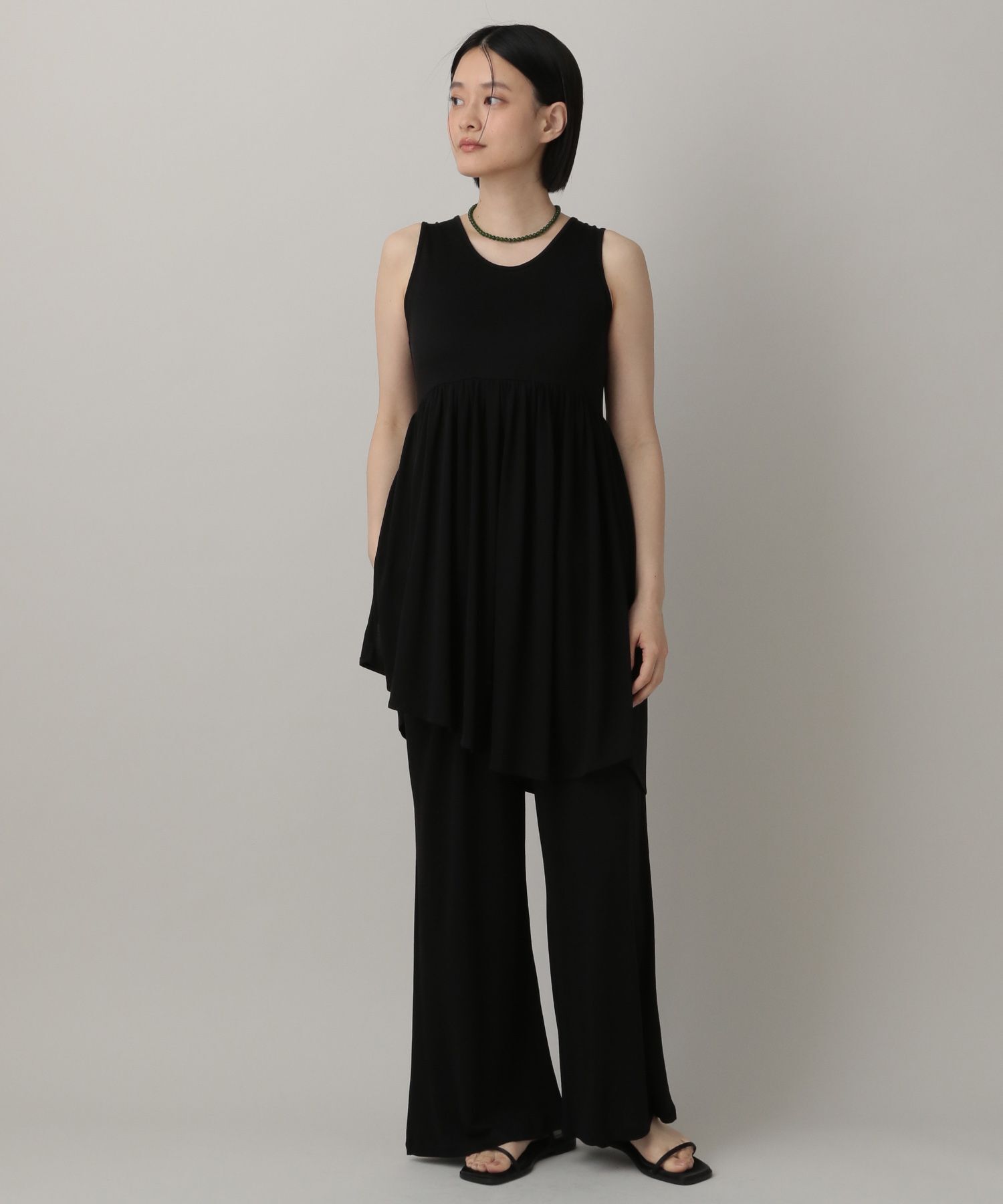 A part by 「イレヘムカットセットアップ」|Tシャツ・カットソー|ブラック