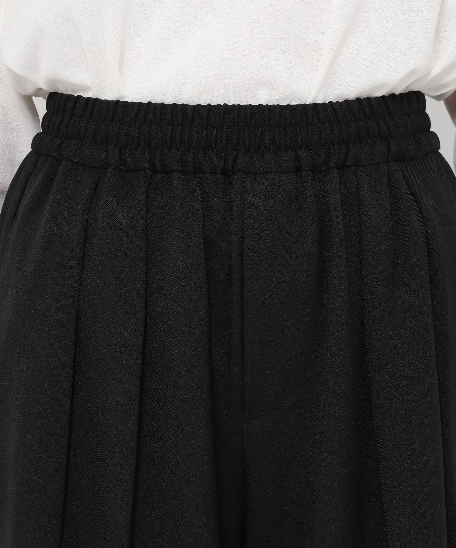 LOWRYS FARM「ウールライクイージーパンツ」|チノ|