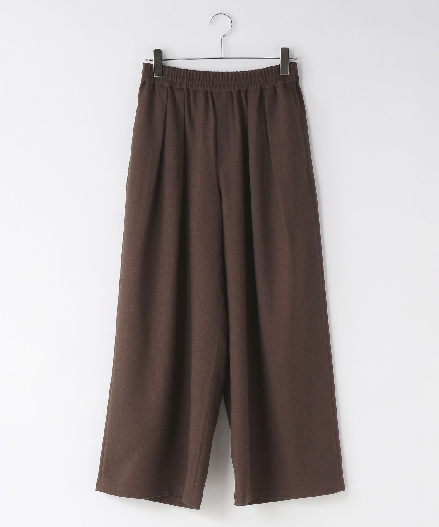 LOWRYS FARM「ウールライクイージーパンツ」|チノ|