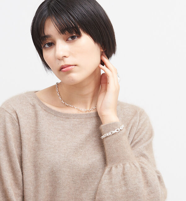 collex「【Lemme./レム】thin chain bracelet シルバー」|ブレスレット・バングル|