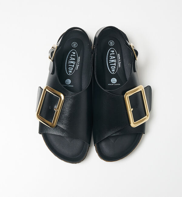 collex「【WEB限定】【PLAKTON/プラクトン】バックルサンダル」|サンダル|