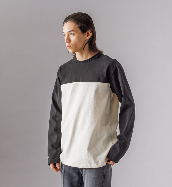 ABAHOUSE「【BARBARIAN / バーバリアン】ライトウエイトCREW NECKロングス」|Tシャツ・カットソー|