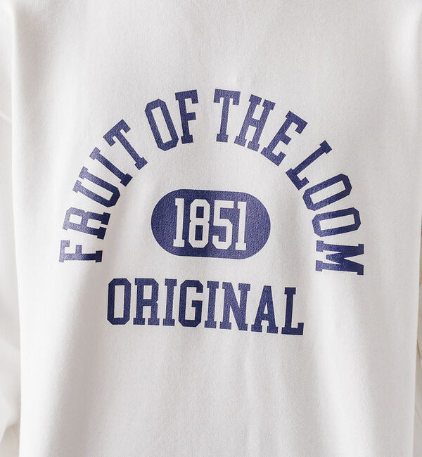 ABAHOUSE「【FRUIT OF THE LOOM】カレッジロゴ ヘビーオンス ルーズ クルー」|スウェット・ジャージ|