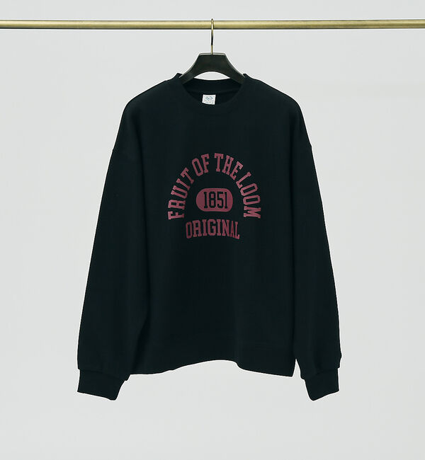 ABAHOUSE「【FRUIT OF THE LOOM】カレッジロゴ ヘビーオンス ルーズ クルー」|スウェット・ジャージ|