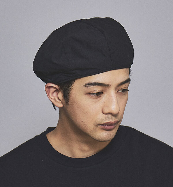 ABAHOUSE「【Cordura】オーガニックコットン コーデュラ リップ ベレー」|その他|ブラック