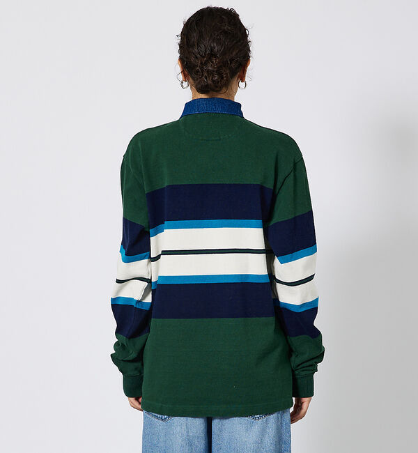 ABAHOUSE「【BARBARIAN/バーバリアン】クラシック ラガーシャツ-NEW FIT-B」|Tシャツ・カットソー|