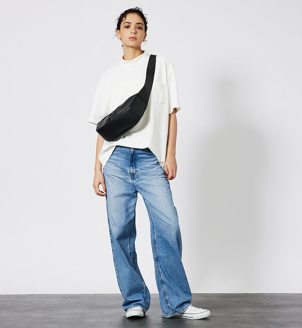 ABAHOUSE「MOCK-NECK TEE/モックネックTシャツ」|Tシャツ・カットソー|