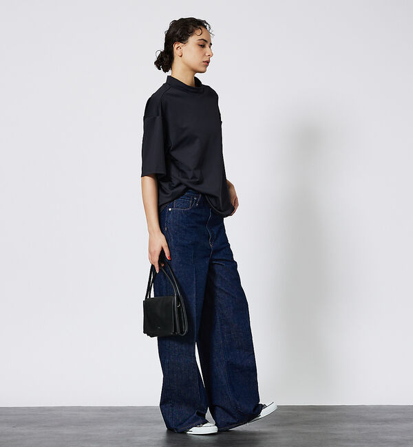 ABAHOUSE「MOCK-NECK TEE/モックネックTシャツ」|Tシャツ・カットソー|