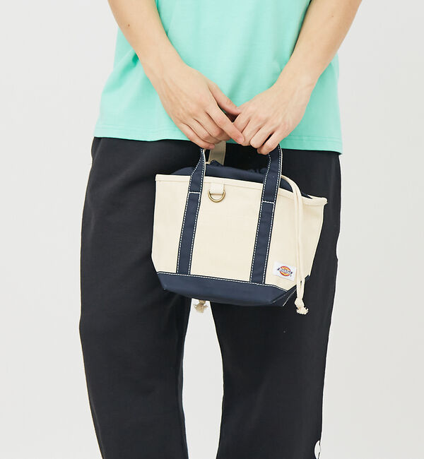 ABAHOUSE「【DICKIES/ディッキーズ】AUTHENTIC CANVAS TOTE  X」|トートバッグ|ネイビー
