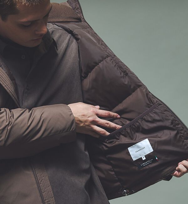 ABAHOUSE「【LIMONTA】700FP フーデットダウンジャケット / ショートブルゾン」|ダウン|