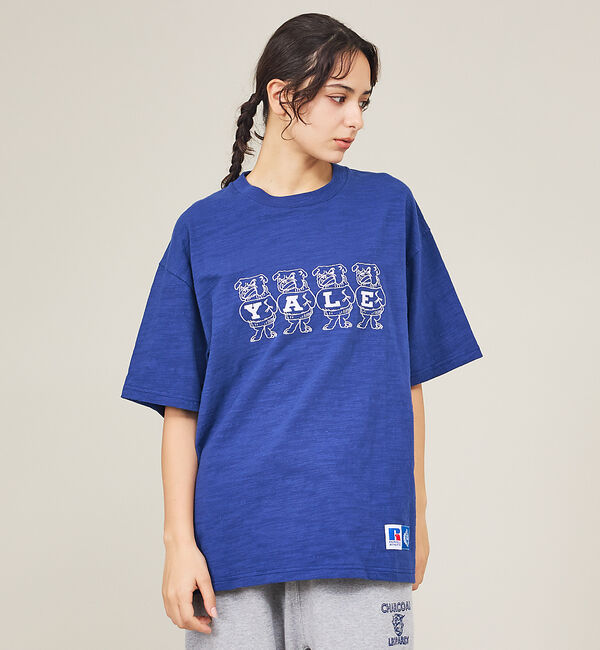 ABAHOUSE「【RUSSELL ATHLETIC / ラッセル アスレティック】Univers」|Tシャツ・カットソー|ネイビー