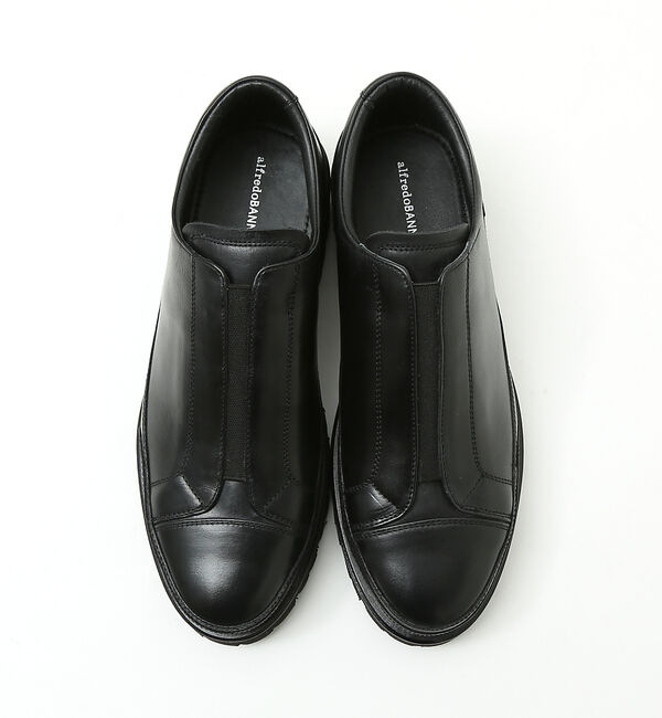 alfredoBANNISTER「軽量 タンクソール エラスティックスニーカー / スリッポン」|スニーカー|