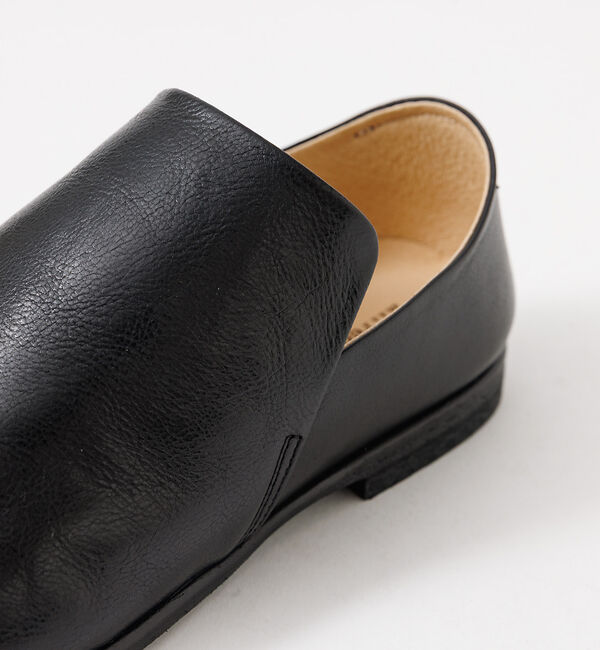 alfredoBANNISTER「軽量ソフトレザー ドレープシューズ」|スニーカー|