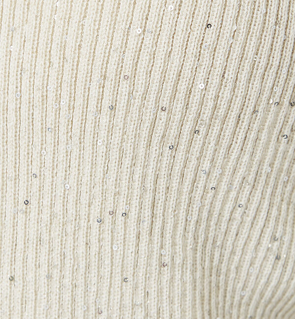 Rouge vif「2WAYスパンコールラメリブニット」|ニット・セーター|