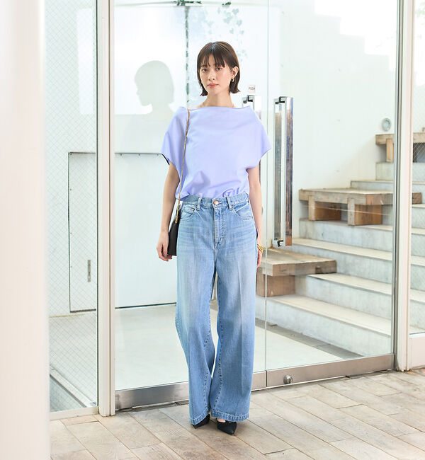 Rouge vif「ドレープカラーブラウス」|シャツ・ブラウス|