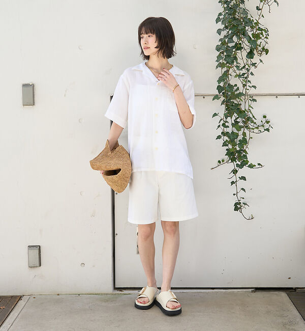 Rouge vif「【POLO RALPH LAUREN/ポロラルフローレン】クラシックフィットリネ」|シャツ・ブラウス|