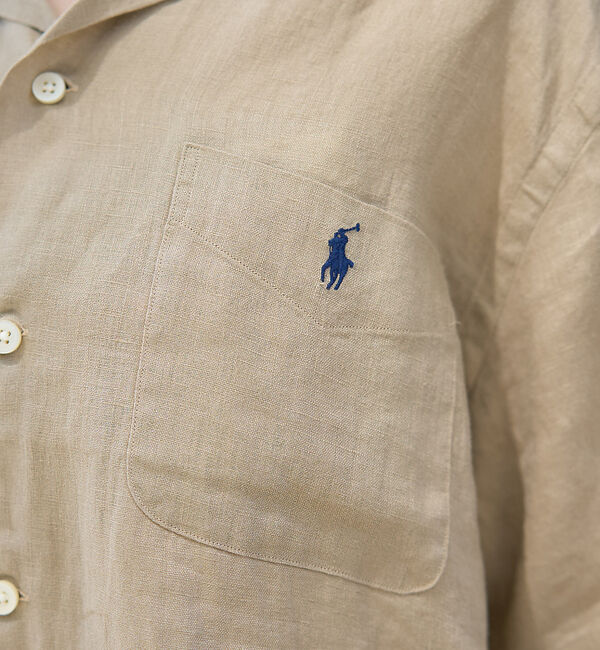 Rouge vif「【POLO RALPH LAUREN/ポロラルフローレン】クラシックフィットリネ」|シャツ・ブラウス|